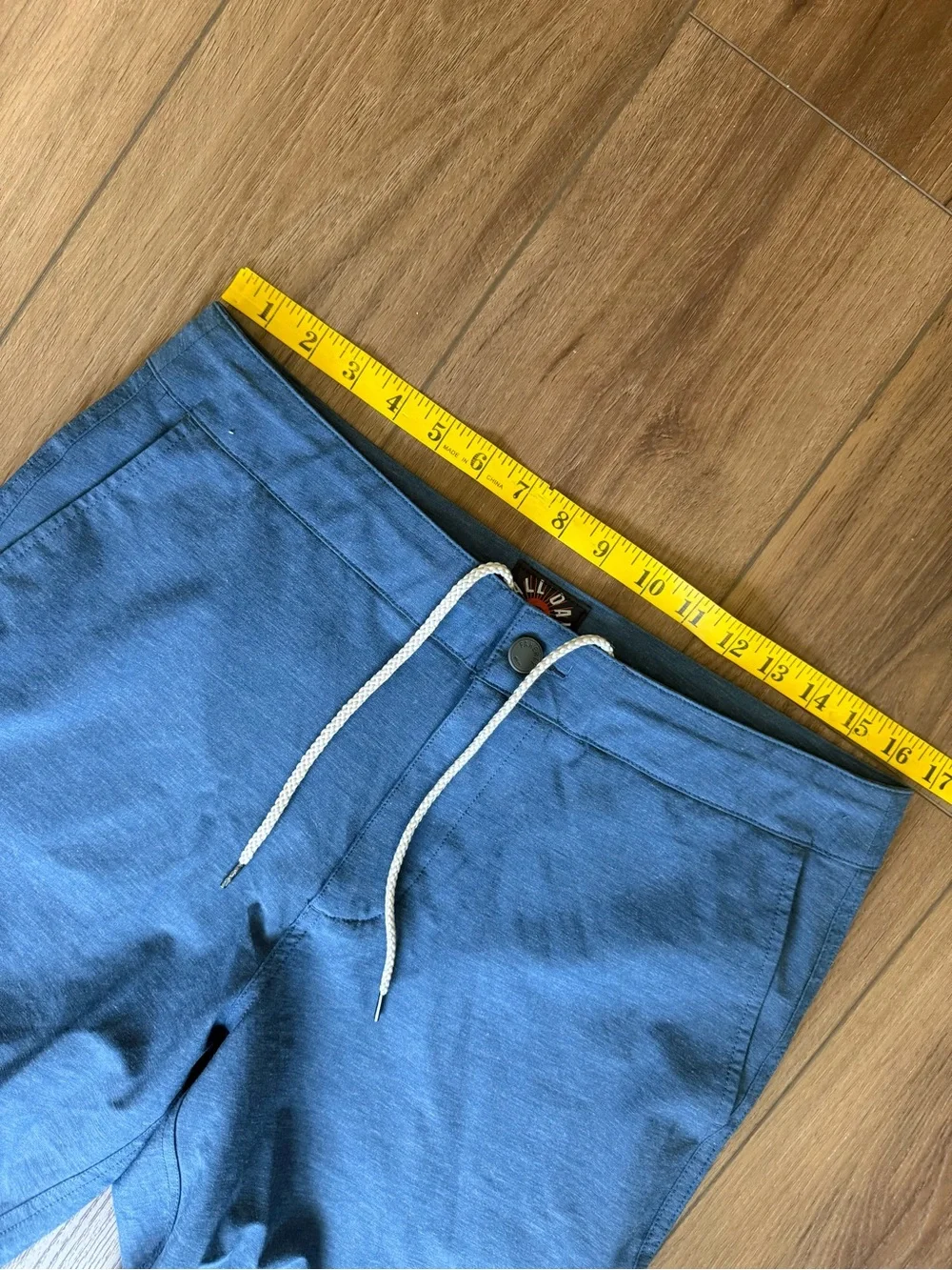 Faherty All Day Shorts Mens 32 Blue 9